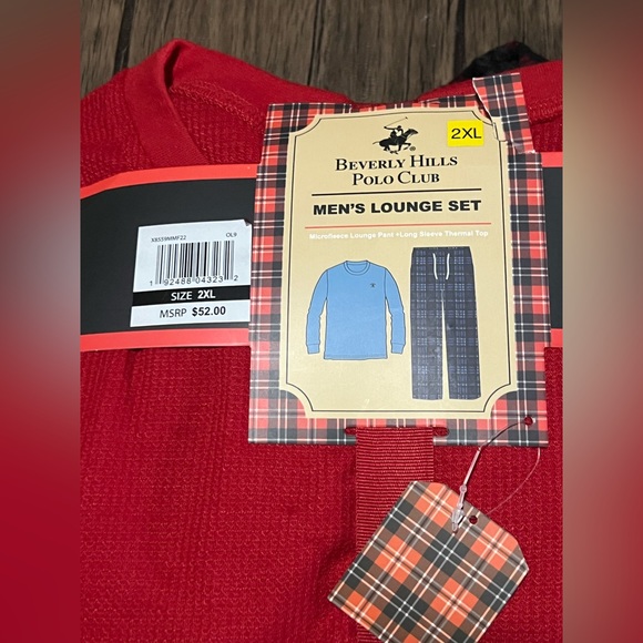 Beverly Hills Polo Club Men's Beverly Hills Polo Polar Fleece W/Thermal Top TAG - Picture 4 of 7